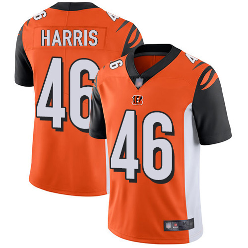 Cincinnati Bengals Limited Orange Men Clark Harris Alternate Jersey NFL Footballl #46 Vapor Untouchable->cincinnati bengals->NFL Jersey
